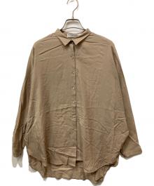 Hello, Bonjour!（ハローボンジュール）の古着「Dolman sleeve sheer Blouse」｜ベージュ