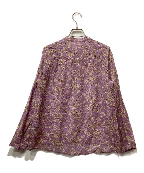 ISABEL MARANT ETOILE（イザベルマランエトワール）ISABEL MARANT ETOILE (イザベルマランエトワール) コットン フラワープリントブラウス パープル サイズ:36の古着・服飾アイテム