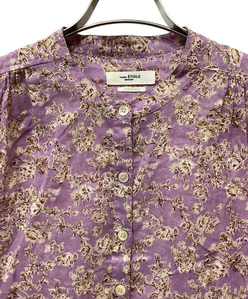 ISABEL MARANT ETOILE（イザベルマランエトワール）ISABEL MARANT ETOILE (イザベルマランエトワール) コットン フラワープリントブラウス パープル サイズ:36の古着・服飾アイテム