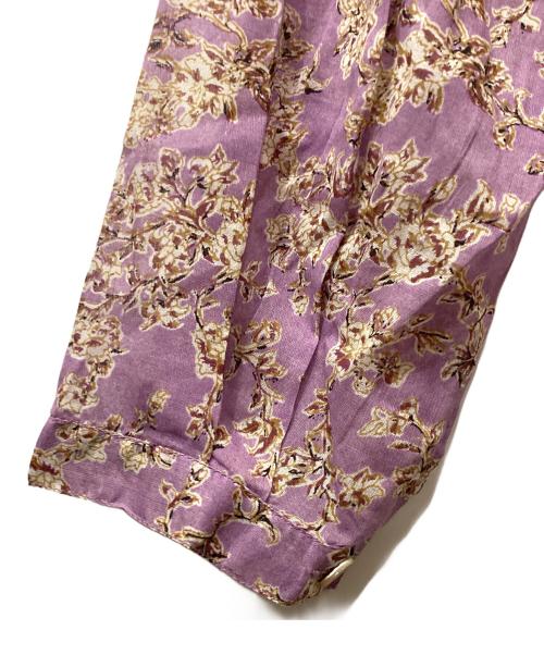ISABEL MARANT ETOILE（イザベルマランエトワール）ISABEL MARANT ETOILE (イザベルマランエトワール) コットン フラワープリントブラウス パープル サイズ:36の古着・服飾アイテム