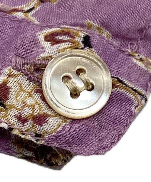 ISABEL MARANT ETOILE（イザベルマランエトワール）ISABEL MARANT ETOILE (イザベルマランエトワール) コットン フラワープリントブラウス パープル サイズ:36の古着・服飾アイテム