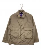 THE NORTHFACE PURPLELABELザ・ノースフェイス パープルレーベル）の古着「Polyester Wool Ripstop Trail Jacket」｜ベージュ