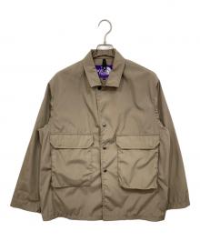 THE NORTHFACE PURPLELABEL（ザ・ノースフェイス パープルレーベル）の古着「Polyester Wool Ripstop Trail Jacket」｜ベージュ