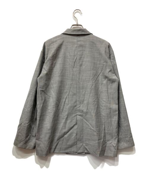 ABAHOUSE mavie（アバハウスマヴィ）ABAHOUSE mavie (アバハウスマヴィ) リネンライクジャケット グレー サイズ:FREEの古着・服飾アイテム