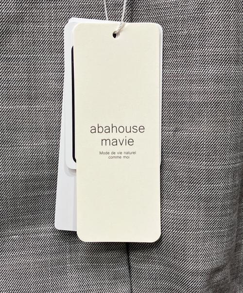 ABAHOUSE mavie（アバハウスマヴィ）ABAHOUSE mavie (アバハウスマヴィ) リネンライクジャケット グレー サイズ:FREEの古着・服飾アイテム