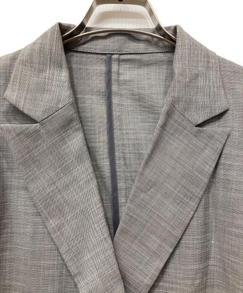 ABAHOUSE mavie（アバハウスマヴィ）ABAHOUSE mavie (アバハウスマヴィ) リネンライクジャケット グレー サイズ:FREEの古着・服飾アイテム