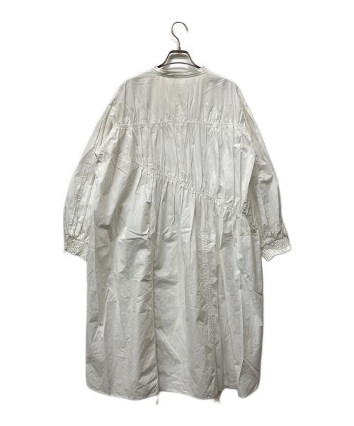 willfully（ウィルフリー）willfully (ウィルフリー) シャーリングシャツワンピース ホワイト サイズ:Freeの古着・服飾アイテム