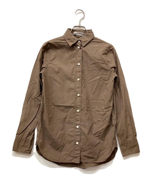 MADISON BLUE（マディソンブルー）MADISON BLUE (マディソンブルー) MADAME SHIRT SUL OW ブラウン サイズ:1の古着・服飾アイテム