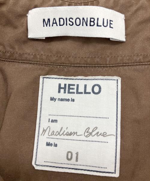 MADISON BLUE（マディソンブルー）MADISON BLUE (マディソンブルー) MADAME SHIRT SUL OW ブラウン サイズ:1の古着・服飾アイテム