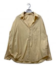 MUSE de Deuxieme Classe（ミューズ ドゥーズィエム クラス）の古着「COTTON WASH シャツ」｜イエロー