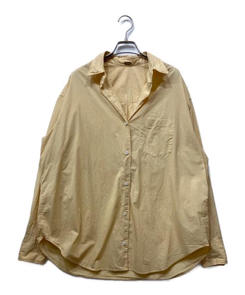 MUSE de Deuxieme Classe（ミューズ ドゥーズィエム クラス）MUSE de Deuxieme Classe (ミューズ ドゥーズィエム クラス) COTTON WASH シャツ イエロー サイズ:Fの古着・服飾アイテム