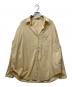 MUSE de Deuxieme Classe（ミューズ ドゥーズィエム クラス）の古着「COTTON WASH シャツ」｜イエロー