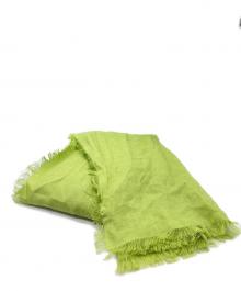 ASAUCE MELER（アソースメレ）の古着「リネンストール」｜グリーン