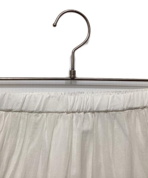 CASA FLINE（カーサフライン）CASA FLINE (カーサフライン) コットンティアードスカート ホワイト サイズ:36の古着・服飾アイテム