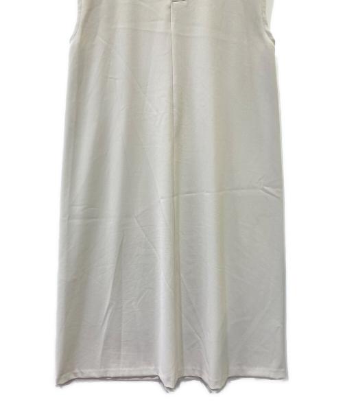 mizuiro-ind（ミズイロインド）mizuiro-ind (ミズイロインド) ノースリーブAラインワンピース ベージュ サイズ:FREEの古着・服飾アイテム