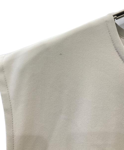 mizuiro-ind（ミズイロインド）mizuiro-ind (ミズイロインド) ノースリーブAラインワンピース ベージュ サイズ:FREEの古着・服飾アイテム