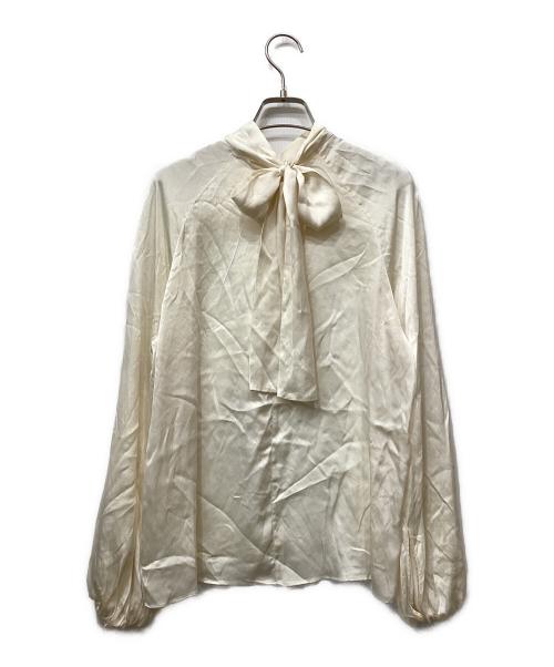 COCUCA（コキュカ）COCUCA (コキュカ) ボウタイブラウス ベージュ サイズ:FREEの古着・服飾アイテム