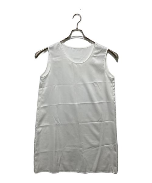 ADORE（アドーア）ADORE (アドーア) ハイカウントコットンワンピース ホワイト サイズ:38の古着・服飾アイテム