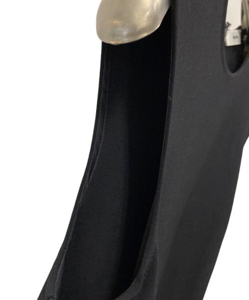 YOKO CHAN（ヨーコチャン）YOKO CHAN (ヨーコチャン) サイドタックドレス ブラック サイズ:36の古着・服飾アイテム