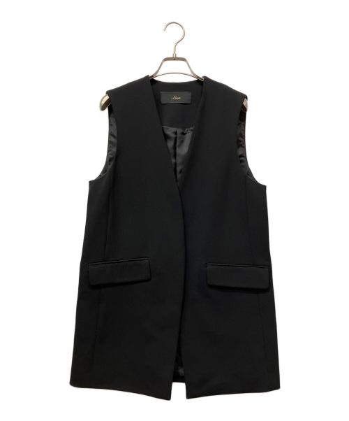 Liesse（リエス）Liesse (リエス) ノーカラージレ ブラック サイズ:FREEの古着・服飾アイテム