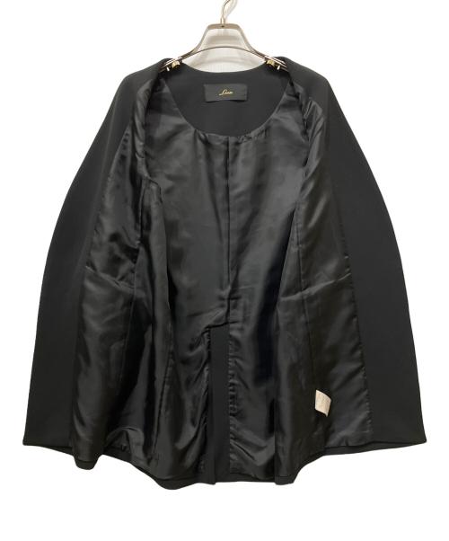 Liesse（リエス）Liesse (リエス) ノーカラージレ ブラック サイズ:FREEの古着・服飾アイテム
