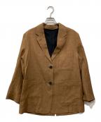 MARGARET HOWELLマーガレットハウエル）の古着「YARN DYED LINEN」｜ブラウン