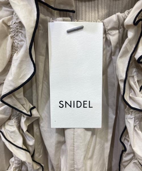 Snidel（スナイデル）Snidel (スナイデル) タンクセットフリルキャミワンピース ベージュ 未使用品の古着・服飾アイテム