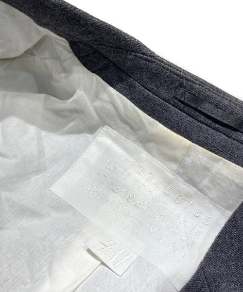 Maison Margiela（メゾンマルジェラ）Maison Margiela (メゾンマルジェラ) H&M (エイチアンドエム) テーラードジャケット グレー サイズ:44の古着・服飾アイテム