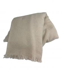 ASAUCE MELER（アソースメレ）の古着「カシミヤ100% 大判ストール」｜ベージュ