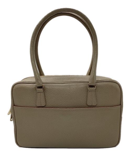 A.D.M.J.（エーディーエムジェイ）A.D.M.J. (エーディーエムジェイ) ハンドバッグ ベージュの古着・服飾アイテム