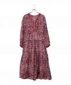 ne quittez pasヌキテパ）の古着「COTTON ETHNIC PRINT DRESS」｜ピンク