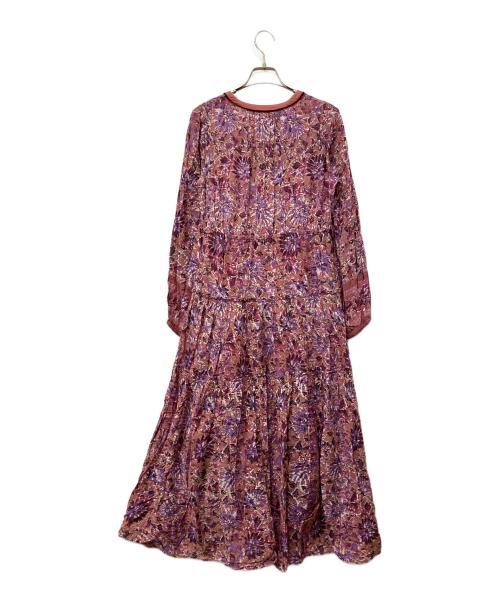 ne quittez pas（ヌキテパ）ne quittez pas (ヌキテパ) COTTON ETHNIC PRINT DRESS ピンク サイズ:Freeの古着・服飾アイテム