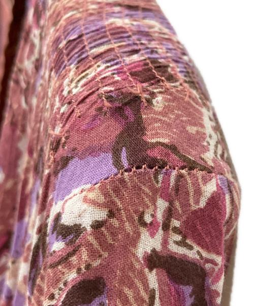 ne quittez pas（ヌキテパ）ne quittez pas (ヌキテパ) COTTON ETHNIC PRINT DRESS ピンク サイズ:Freeの古着・服飾アイテム