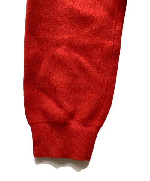 DRESSTERIOR（ドレステリア）DRESSTERIOR (ドレステリア) ウォッシャブルコットンカシミヤカーディガン レッド サイズ:36の古着・服飾アイテム