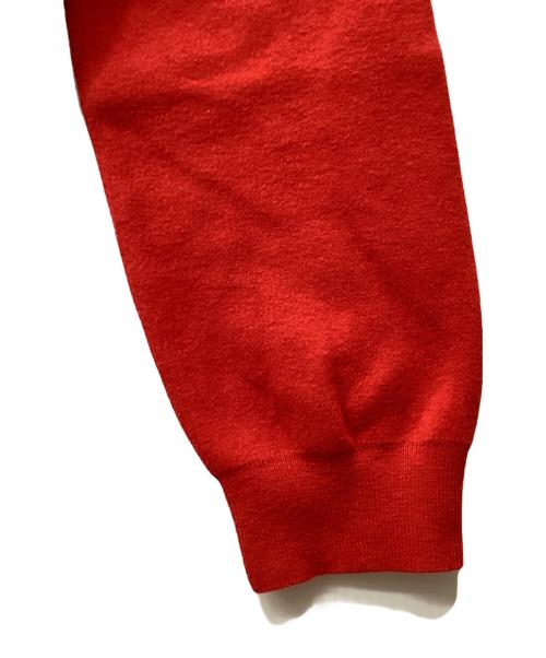 DRESSTERIOR（ドレステリア）DRESSTERIOR (ドレステリア) ウォッシャブルコットンカシミヤカーディガン レッド サイズ:36の古着・服飾アイテム