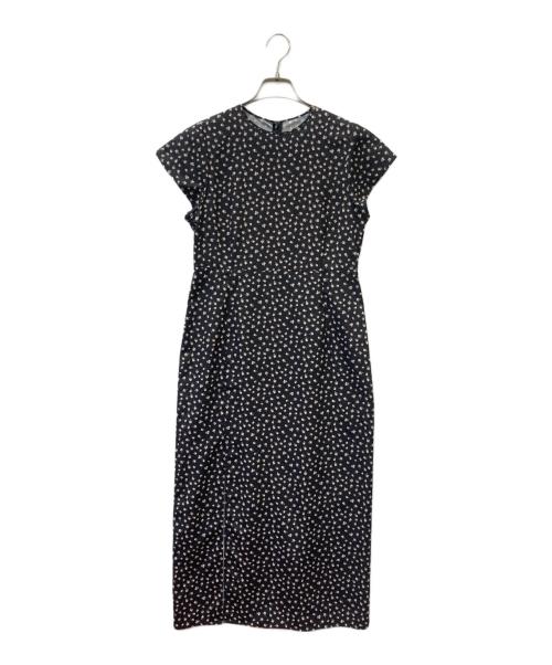 Whim Gazette（ウィムガゼット）Whim Gazette (ウィムガゼット) フラワープリントワンピース ブラック サイズ:Fの古着・服飾アイテム