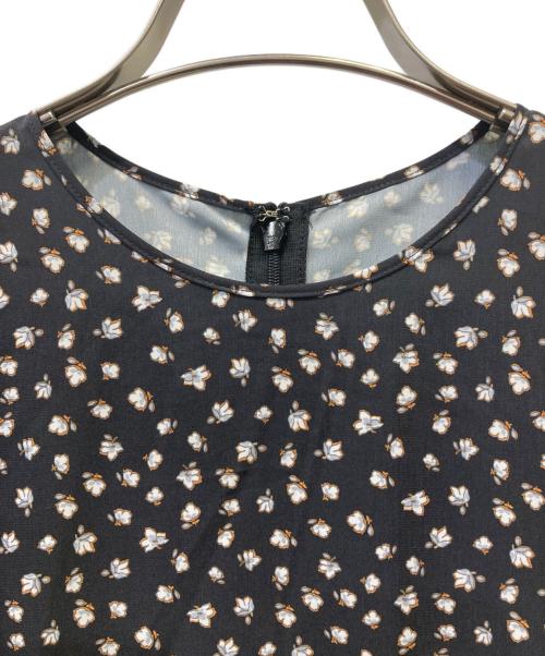 Whim Gazette（ウィムガゼット）Whim Gazette (ウィムガゼット) フラワープリントワンピース ブラック サイズ:Fの古着・服飾アイテム