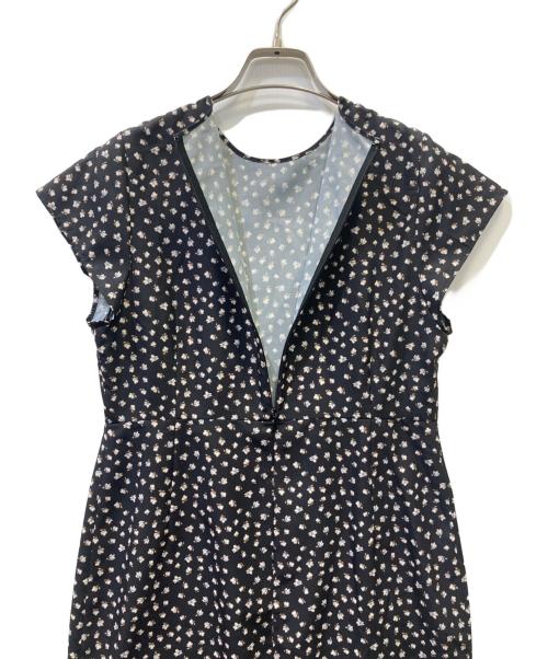 Whim Gazette（ウィムガゼット）Whim Gazette (ウィムガゼット) フラワープリントワンピース ブラック サイズ:Fの古着・服飾アイテム