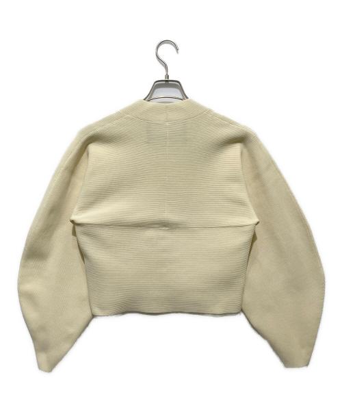 Room no.8（ルームエイト）Room no.8 (ルームエイト) ROYAL RIB SQUARE/N TOPS ベージュ サイズ:Freeの古着・服飾アイテム