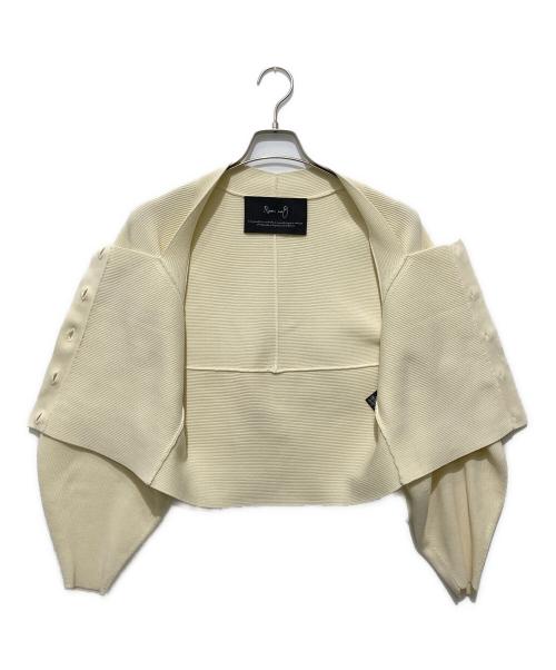 Room no.8（ルームエイト）Room no.8 (ルームエイト) ROYAL RIB SQUARE/N TOPS ベージュ サイズ:Freeの古着・服飾アイテム