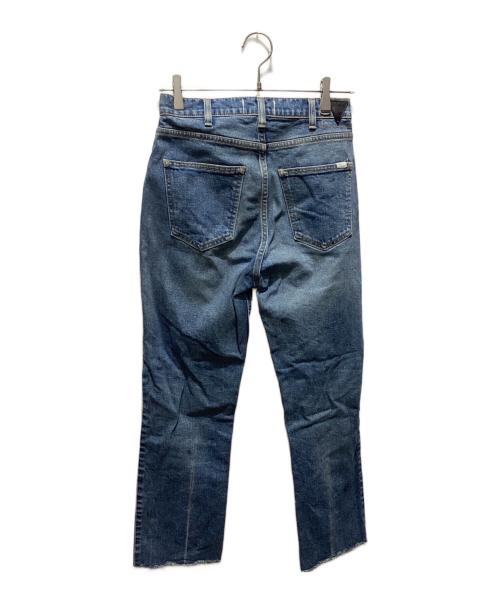 Oblada（オブラダ）Oblada (オブラダ) HIGH WAIST CUT OFF ハイウエストカットオフ インディゴ サイズ:23の古着・服飾アイテム