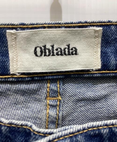 Oblada（オブラダ）Oblada (オブラダ) HIGH WAIST CUT OFF ハイウエストカットオフ インディゴ サイズ:23の古着・服飾アイテム