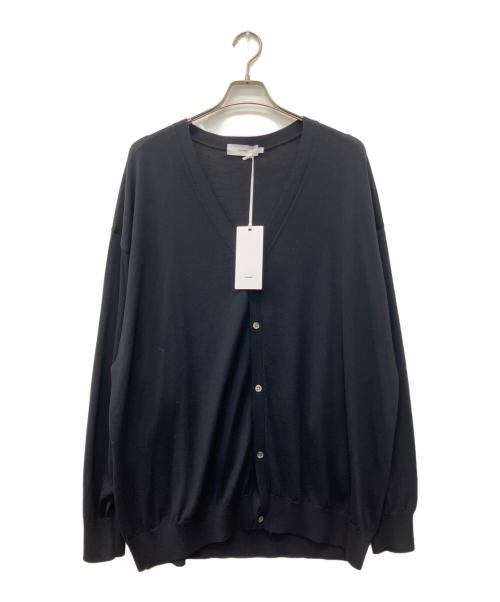 Graphpaper（グラフペーパー）Graphpaper (グラフペーパー) High Gauge Knit Cardigan ブラック サイズ:3の古着・服飾アイテム