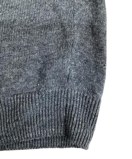 BATONER（バトナ―）BATONER (バトナ―) WASHED HIGH COUNT LINEN CREW NECK L/S　ウォッシュド　ハイ　カウント　リネン　クリー　ネック グレー サイズ:3の古着・服飾アイテム