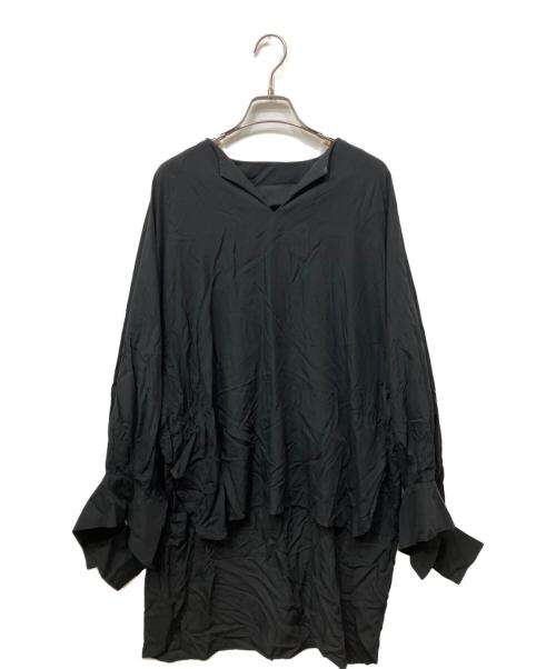 ADORE（アドーア）ADORE (アドーア) ライトキュプラブラウス ブラック サイズ:38の古着・服飾アイテム