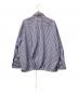Spick and Span (スピック＆スパン) CO/PEストライプヘムギャザーシャツ ブルー サイズ:-：9000円
