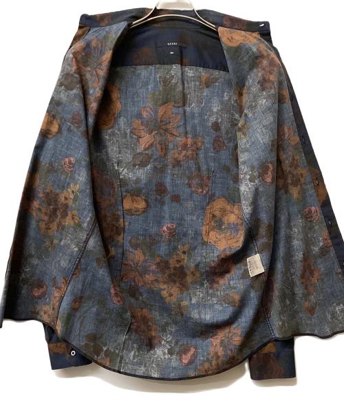 GUCCI（グッチ）GUCCI (グッチ) 花柄シャツ ネイビー サイズ:38の古着・服飾アイテム