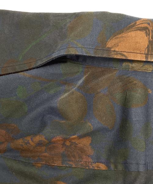 GUCCI（グッチ）GUCCI (グッチ) 花柄シャツ ネイビー サイズ:38の古着・服飾アイテム