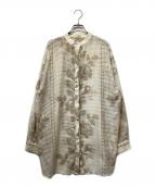 Ameriアメリ）の古着「MEDI CROSS SHIRT」｜アイボリー