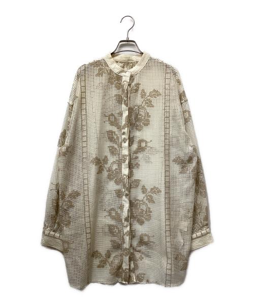 Ameri（アメリ）AMERI (アメリ) MEDI CROSS SHIRT アイボリー サイズ:Fの古着・服飾アイテム